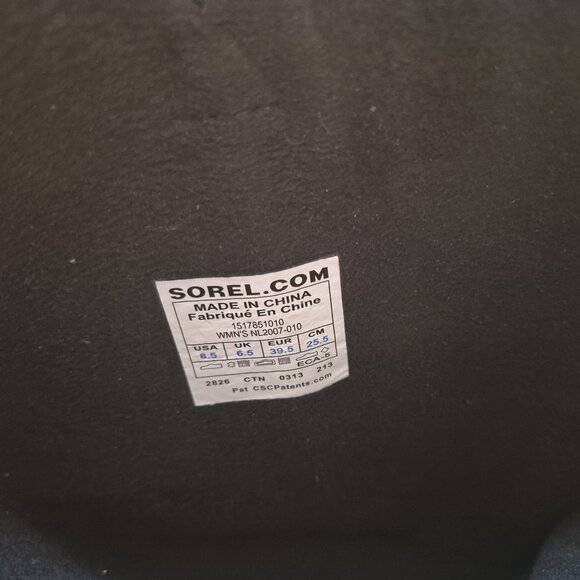 Sorel Slimpack Riding Equestrian Tall Boots Waterproof Leather Black - Picture 15 of 15